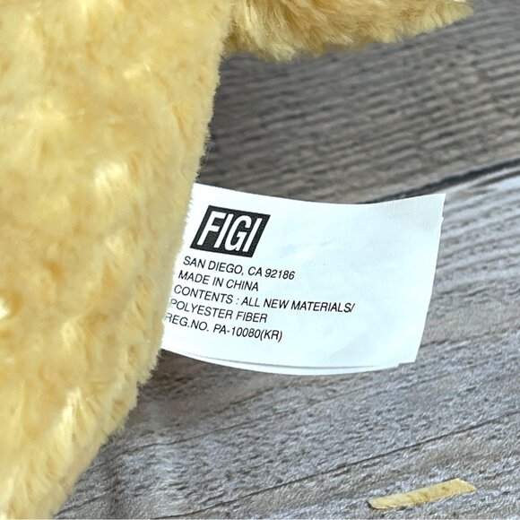 Oh Deer Dog Plush Golden Puppy Lab Reindeer Red Scarf Christmas Holiday Vintage - Picture 5 of 13